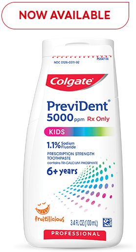 Bottle of Colgate® PreviDent® 5000ppm Kids toothpaste